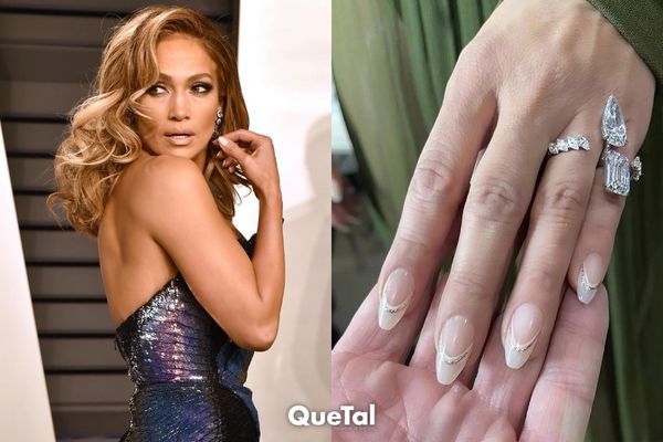 Jennifer Lopez tiene el manicure con glitter más elegante para recibir el Año Nuevo